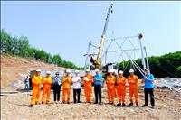 Công đoàn Công ty Truyền tải điện 1 đồng hành cùng người lao động trên công trường xây dựng đường dây 500kV mạch 3