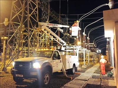 Hoàn thành bảo dưỡng thiết bị tại Trạm biến áp 500 kV Vĩnh Tân, sẵn sàng đảm bảo điện trước mùa khô