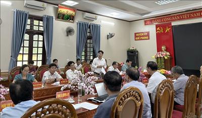 EVNNPT làm việc với Ban Thường vụ Huyện ủy Quế Phong (Nghệ An) nhằm tháo gỡ vướng mắc mặt bằng dự án Đường dây 220kV Nậm Sum – Nông Cống