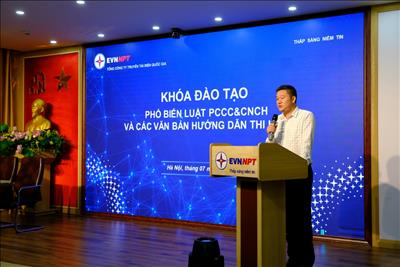 PTC1 tổ chức thành công khóa đào tạo phổ biến Luật Phòng cháy chữa cháy và Cứu nạn cứu hộ