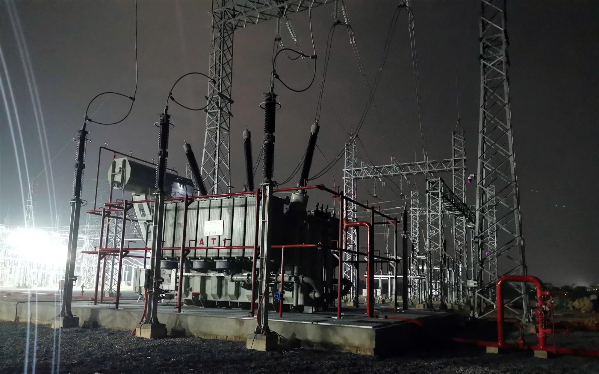 PTC1 đóng điện thành công máy biến áp thứ 2 tại Trạm biến áp 220kV Nam Cấm