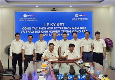 Truyền tải điện Hà Tĩnh và Truyền tải điện Quảng Trị tăng cường phối hợp phòng chống thiên tai, bảo vệ an toàn lưới điện truyền tải quốc gia
