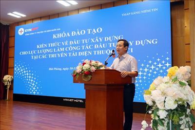 EVNNPT đào tạo kiến thức đầu tư xây dựng cho hơn 100 cán bộ công nhân viên thuộc PTC1