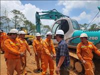 Đảng ủy PTC1 sát cánh, động viên tinh thần người lao động trên công trường dự án đường dây 500kV Lào Cai – Vĩnh Yên