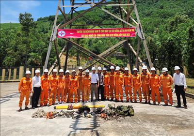 Truyền tải điện Quảng Nam đào tạo, sát hạch nghề cho nhân viên vận hành