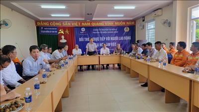 Công ty Truyền tải điện 2 đối thoại với người lao động Truyền tải điện Quảng Ngãi