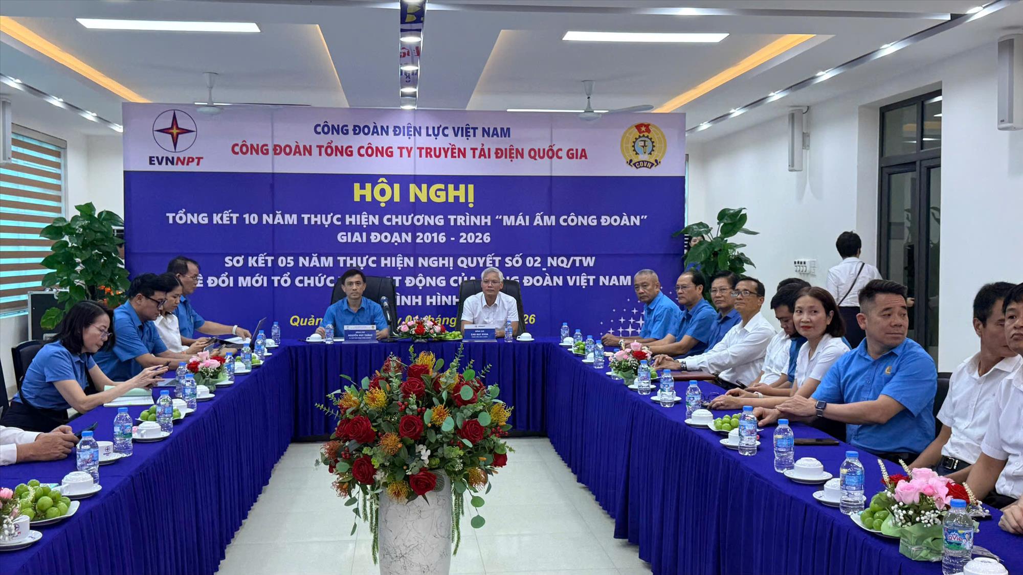 Công đoàn EVNNPT tổng kết 10 năm thực hiện chương trình “Mái ấm công đoàn” và 5 năm thực hiện Nghị quyết số 02 của Bộ Chính trị