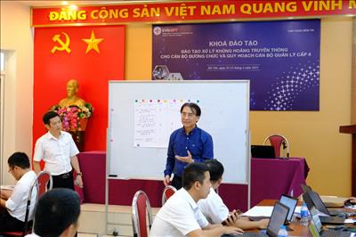 PTC1 đào tạo xử lý khủng hoảng truyền thông dành cho cán bộ đương chức và quy hoạch cán bộ quản lý cấp 4 
