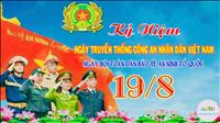 Tuyên truyền kỷ niệm 80 năm Ngày truyền thống Công an nhân dân Việt Nam và 20 năm Ngày hội Toàn dân bảo vệ an ninh Tổ quốc