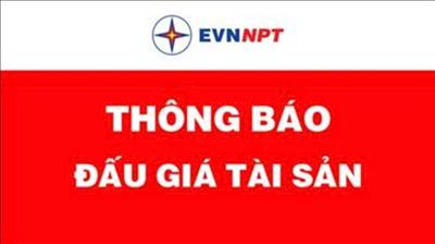 Thông báo về việc lựa chọn Tổ chức hành nghề đấu giá tài sản lô vật tư thiết bị thu hồi, ứ đọng, TSCĐ, dụng cụ hỏng thanh lý năm 2026