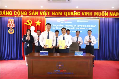 PTC3 – WooriBank ký kết hợp đồng tín dụng và hợp đồng thế chấp cho dự án nâng công suất Trạm biến áp 500kV Di Linh