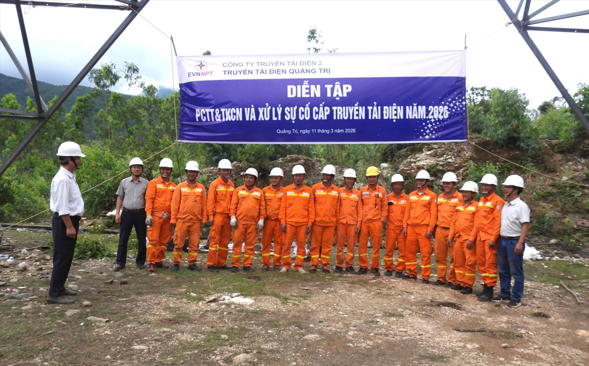 Công ty Truyền tải điện 2 chủ động triển khai công tác phòng chống cháy rừng trước mùa khô năm 2026