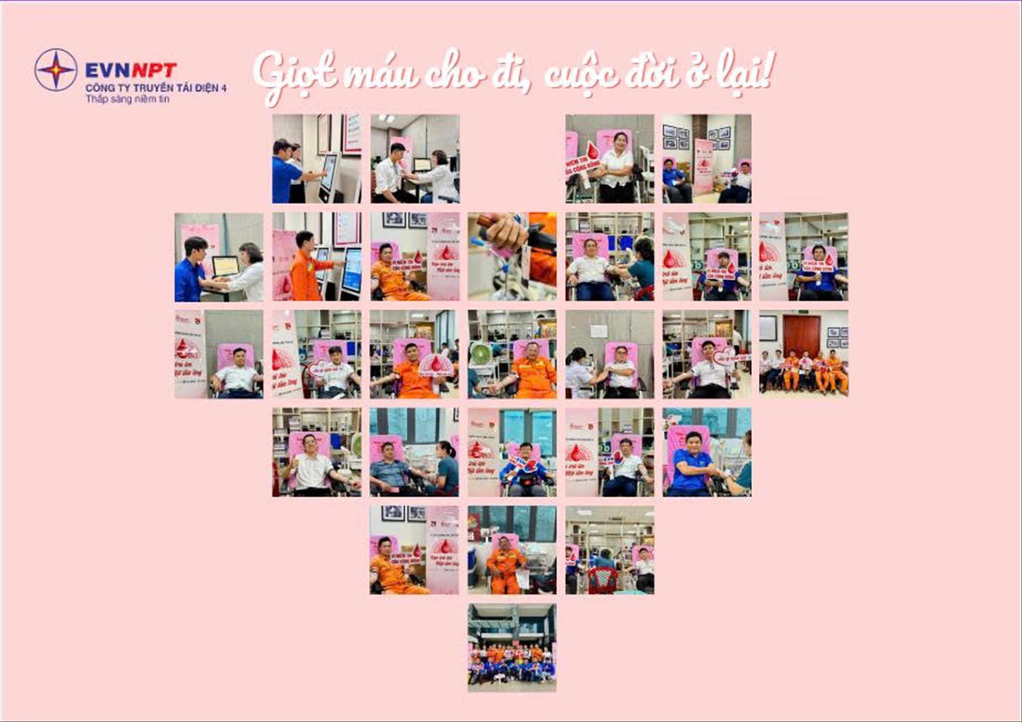 Đội Truyền tải điện TP. Hồ Chí Minh 1 tham gia Tuần lễ hồng EVN lần thứ XI 