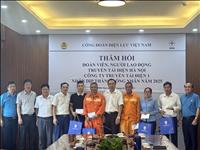 Công đoàn Điện lực Việt Nam thăm hỏi đoàn viên, người lao động Truyền tải điện Hà Nội nhân dịp Tháng Công nhân năm 2025