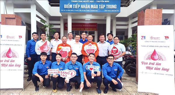 Đơn vị đầu tiên trong EVNNPT triển khai hưởng ứng Tuần lễ hồng EVN lần thứ XI năm 2025