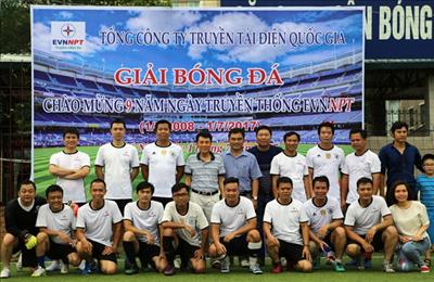 Giải bóng đá chào mừng 9 năm Ngày truyền thống EVNNPT (01/7/2008-01/7/2017)