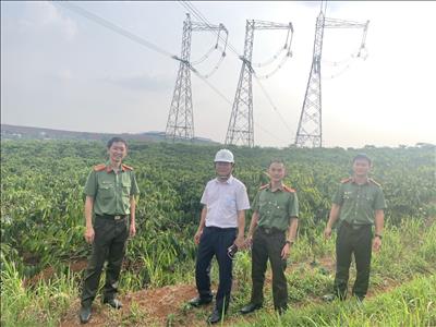 Đảm bảo an ninh trật tự và an toàn hệ thống truyền tải điện khu vực tỉnh Lâm Đồng dịp lễ 30/4 và 01/5