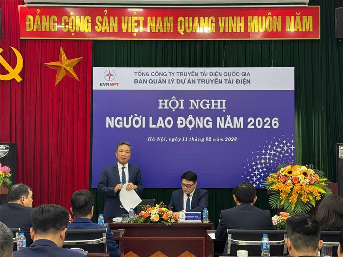Ban Quản lý dự án truyền tải điện tổ chức Hội nghị người lao động năm 2026