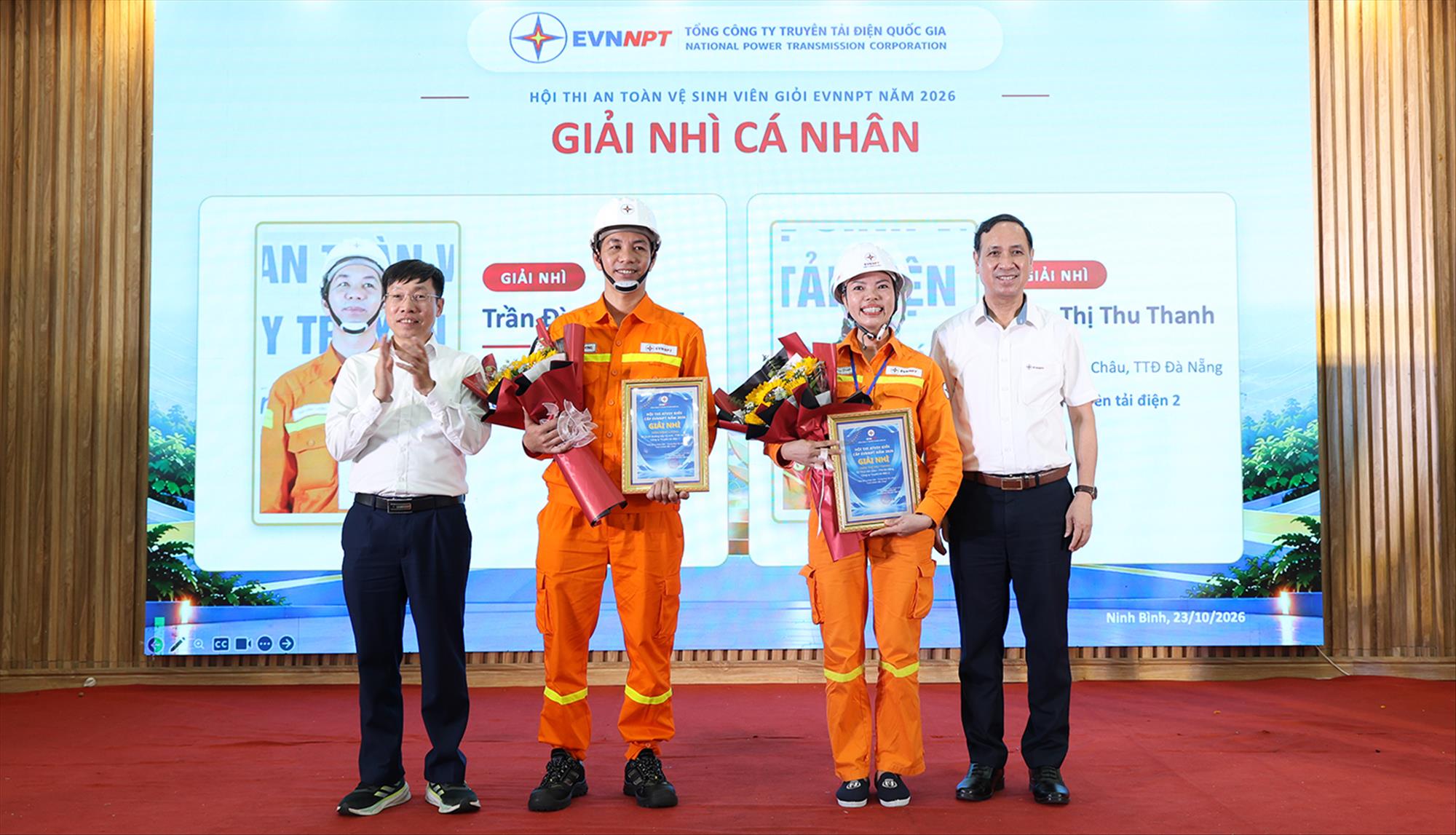Trò chuyện với chị Trần Thị Thu Thanh:  Từ giải Nhì An toàn vệ sinh viên giỏi cấp EVNNPT đến trách nhiệm giữ an toàn