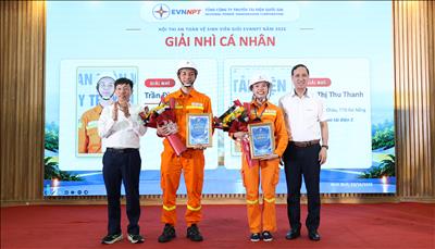 Trò chuyện với chị Trần Thị Thu Thanh:  Từ giải Nhì An toàn vệ sinh viên giỏi cấp EVNNPT đến trách nhiệm giữ an toàn