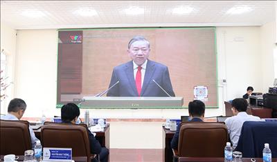 Đảng bộ EVNNPT tham gia Hội nghị quán triệt, triển khai Nghị quyết số 79-NQ/TW và Nghị quyết số 80-NQ/TW của Bộ Chính trị