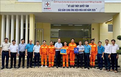 Tiếp sức người lao động truyền tải điện khu vực Tây Nguyên trong Tháng Công nhân 2026