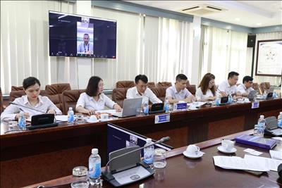 Phó Tổng Giám đốc EVNNPT Vũ Trần Nguyễn làm việc với đại diện Đại sứ quán Úc và Cơ quan Tín dụng xuất khẩu Úc về khả năng hợp tác 