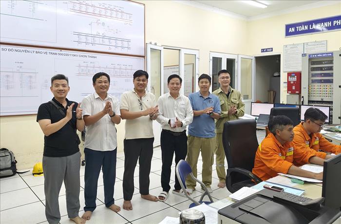 Hoàn thành giai đoạn 1 dự án Lắp máy biến áp 500kV - 900MVA thứ 2 và máy biến áp 220kV - 250MVA thứ 2 TBA 500kV Chơn Thành
