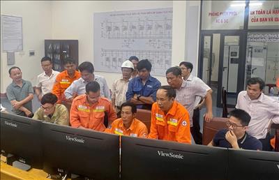 Đóng điện thành công máy biến áp AT2-250MVA dự án Nâng công suất Trạm biến áp 220kV Tuy Hòa