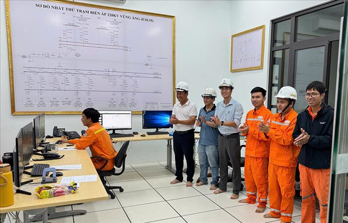 Hoàn thành toàn bộ Dự án Trạm biến áp 220kV Vũng Áng và đấu nối – Công trình được Tổng LĐLĐ Việt Nam và EVN phát động thi đua