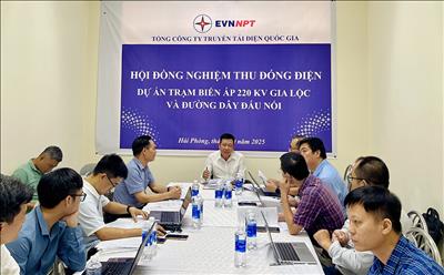 Dự án Trạm biến áp 220kV Gia Lộc và đường dây đấu nối sẵn sàng đóng điện