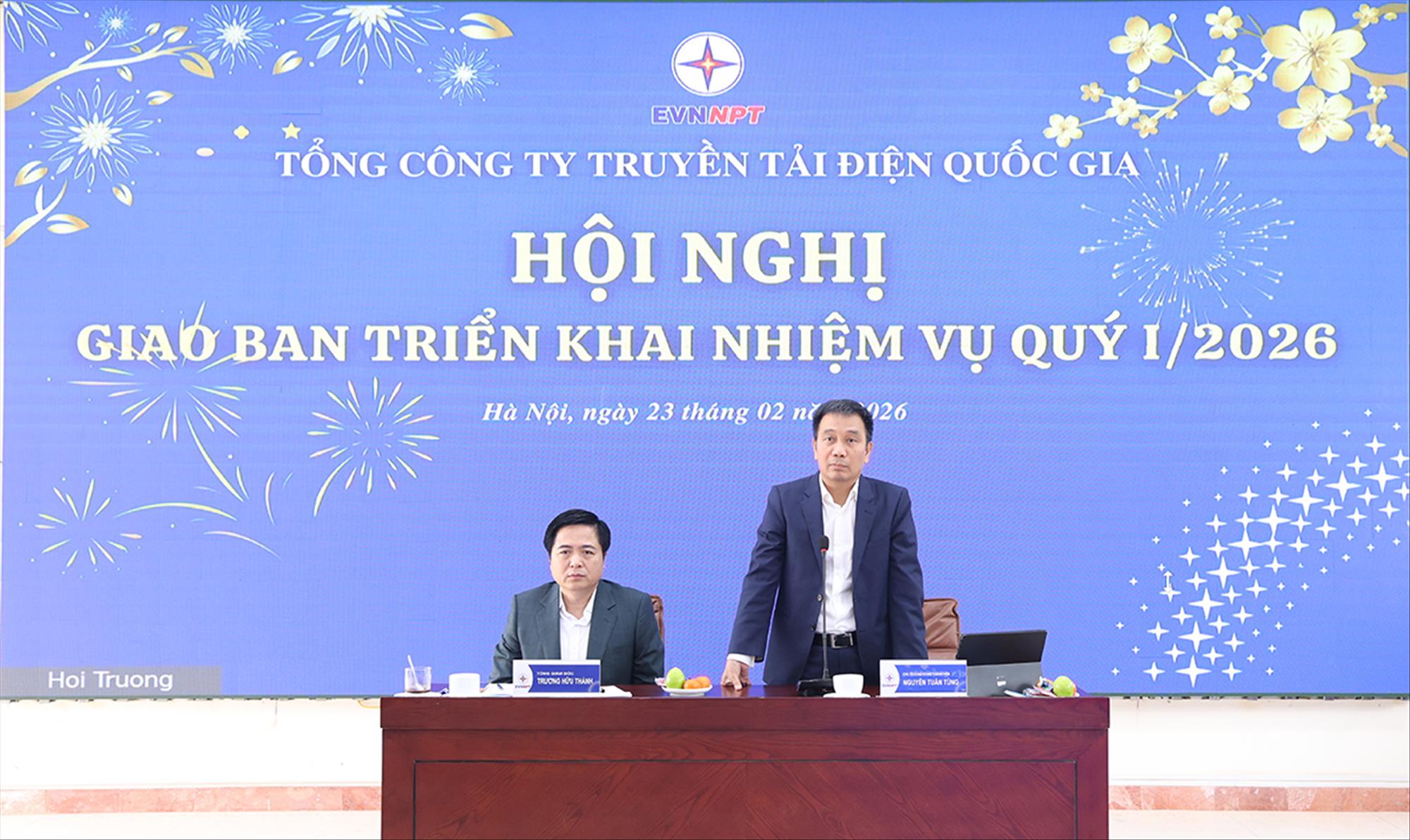 Lãnh đạo EVNNPT yêu cầu toàn Tổng công ty “vào việc ngay” để bảo đảm hoàn thành kế hoạch năm 2026