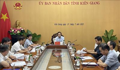 Bàn giải pháp tháo gỡ các vướng mắc về bồi thường giải phóng mặt bằng dự án Đường dây 220kV Rạch Giá 2 – Kiên Bình