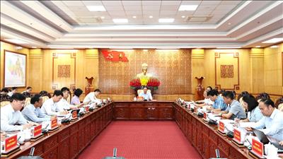 Thường trực Tỉnh ủy Lai Châu chỉ đạo tháo gỡ khó khăn, vướng mắc đối với các dự án lưới điện truyền tải trên địa bàn