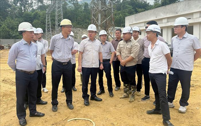 Phó Tổng giám đốc EVN Phạm Hồng Phương yêu cầu tập trung nguồn lực đưa cụm dự án truyền tải tại Lai Châu về đích theo kế hoạch