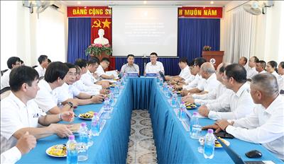 Lãnh đạo EVNNPT làm việc với Công ty Truyền tải điện 3 về tinh gọn tổ chức bộ máy