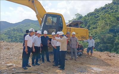 Lãnh đạo EVNNPT kiểm tra công trường và đôn đốc thi công Dự án đường dây 500/220kV Nho Quan – Phủ Lý – Thường Tín