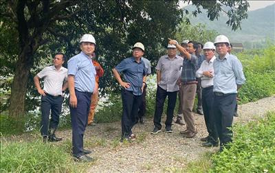 Tổng giám đốc EVNNPT kiểm tra công trường và họp điều độ Dự án đường dây 500/220kV Nho Quan – Phủ Lý – Thường Tín