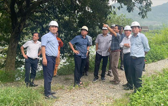 Tổng giám đốc EVNNPT kiểm tra công trường và họp điều độ Dự án đường dây 500/220kV Nho Quan – Phủ Lý – Thường Tín