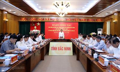 Phó Thủ tướng yêu cầu tỉnh Bắc Ninh phối hợp chặt chẽ để đẩy nhanh tiến độ các dự án truyền tải điện