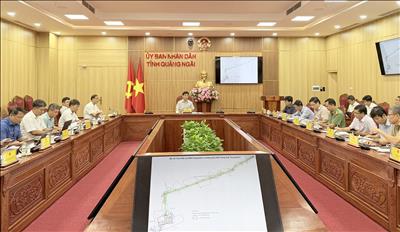 EVNNPT đề nghị Quảng Ngãi tháo gỡ vướng mắc, đẩy nhanh giải phóng mặt bằng Dự án TBA 220kV Dung Quất 2 và đường dây đấu nối