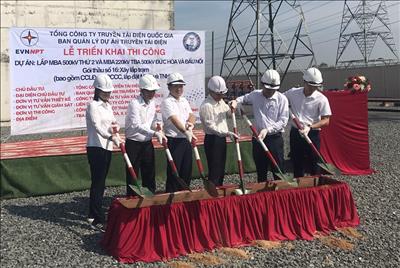 Triển khai Dự án lắp máy biến áp 500kV thứ 2 và máy biến áp 220kV TBA 500kV Đức Hoà và đấu nối