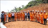 Động viên lực lượng hỗ trợ thi công Dự án đường dây 500kV Lào Cai – Vĩnh Yên