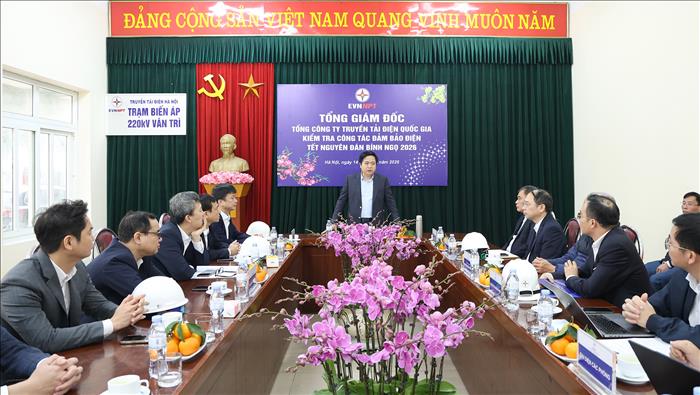 Tập trung cao độ để đảm bảo truyền tải điện an toàn, liên tục, ổn định dịp Tết Nguyên đán Bính Ngọ - 2026
