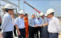 Đôn đốc tiến độ dự án truyền tải điện được chọn gắn biển chào mừng Đại hội Đảng bộ EVN lần thứ IV 