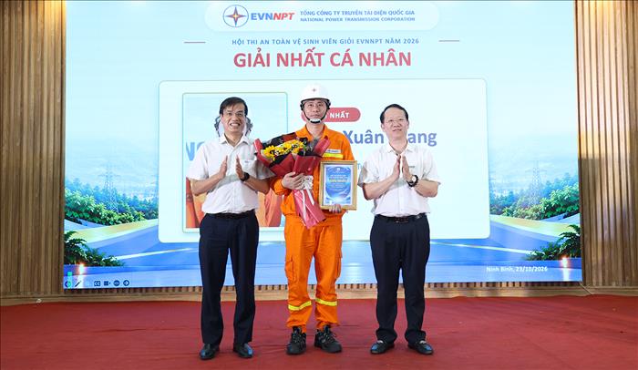 Trò chuyện với người đạt giải Nhất Hội thi ATVSV giỏi EVNNPT năm 2026:  An toàn phải bắt đầu từ ý thức và trách nhiệm của mỗi người lao động