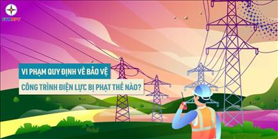 Quy định về xử phạt vi phạm hành chính trong bảo vệ công trình điện lực