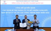 Trao Quyết định bổ nhiệm Giám đốc Ban Quản lý dự án các công trình điện miền Bắc
