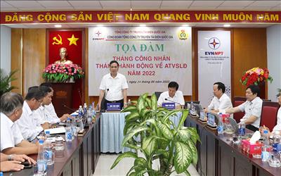 EVNNPT tọa đàm với người lao động khu vực phía Nam nhân dịp Tháng Công nhân năm 2022