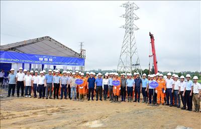 EVNNPT, EVNNPC và EVNHANOI phối hợp diễn tập phương án phòng, chống thiên tai và tìm kiếm cứu nạn năm 2026